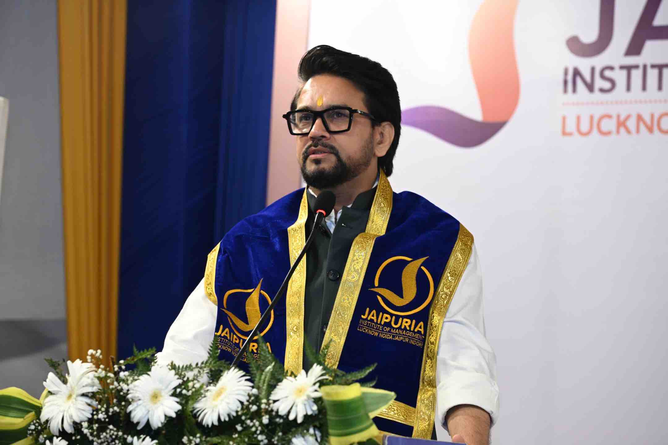 Speaking to the graduating class